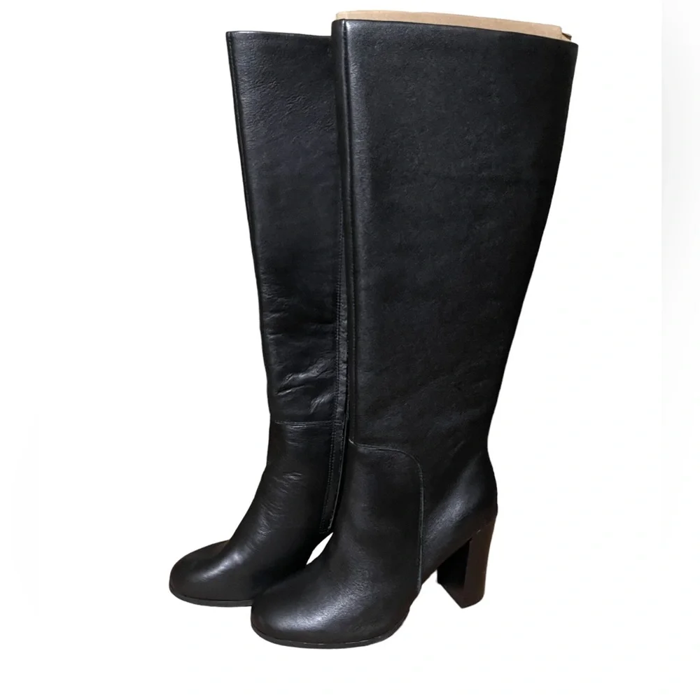 NWOT KENNETH COLE Women's Justin High Block-Heel Boots Sz 6.5M